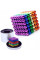 Кольоровий веселка Rainbow mix colour 216 кульок 5мм у боксі