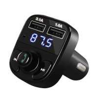 Автомобільний FM-модулятор X8 HM від прикурювача з двома USB-портами