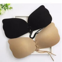 Самоклейний бюстгальтер-невидимка Fly Bra Бежевий, чорний