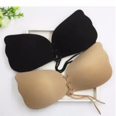 Самоклейний бюстгальтер-невидимка Fly Bra Бежевий, чорний
