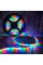 Комплект Світлодіодна стрічка багатобарвна 3528 RGB комплект 5м з пультом