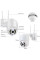 Камера відеоспостереження PTZ вулична 4mp Wi-Fi Outdoor Camera A15 APP:ICSEE 4G