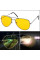 Жовті окуляри для водіїв нічного бачення Night View Glasses / Антиблікові окуляри для водіїв