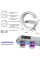 Смарт нічник із бездротовою зарядкою RGB Happy Light Light Sound Machine, лампа настільна