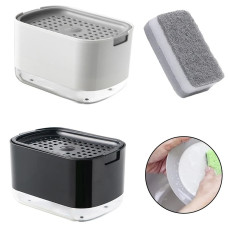 Мильний диспенсер для посуду з тримачем губки Soap Dispenser Q-4