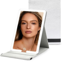 Настільне акумуляторне косметичне дзеркало Makeup Mirror Stand з LED-підсвіткою