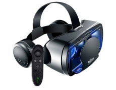 Окуляри 3D віртуальної реальності VR SHINECON SC-G15E PRO+ і Пульт Y1 чорний, з навушниками