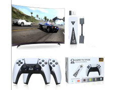 Ігрова консоль-приставка M15 Plus 64Gb 20000 ігор Pro 4K Game Stick 3D HD  з двома бездротовими джойстиками
