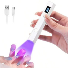 Лампа ультрафіолетова для сушіння нігтів USB-ліхтарики акумуляторний 3 Вт таймер і дисплей