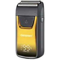 Акумуляторна електробритва Geemy GM-9012 з дисплеєм, сіткова система для сухого гоління