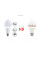 LED-лампочка E27 на 9 Вт із датчиком руху й освітленості, кут 120°, біле світло, автоматичне вмикання