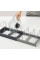 Сушарка для посуду DISH RACK, розширювана, з неіржавкої сталі