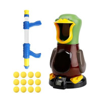 Ігровий набір для стрільби по качках Duck Shooting з інтерактивною мішенню і лічильником, комплект із кульками