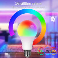 Розумна Wi-Fi лампа Tuya з Bluetooth 9 Вт 16 млн кольорів LED