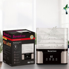 Дегідратор Silver Love RB-912 електричний для сушіння фруктів і овочів 5 рівнів