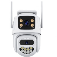 IP-камера ICSEE 8MP PTZ вулична з аудіозв'язком і автоматичним відстеженням