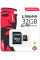 Картка пам'яті Kingston 32 ГБ microSD Class 10 UHS-I, швидке передавання даних