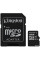 Картка пам'яті Kingston 32 ГБ microSD Class 10 UHS-I, швидке передавання даних