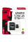 Картка пам'яті Kingston 128 ГБ microSD UHS-I Class 10 для планшетів, камер і мобільних пристроїв