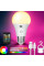 Акумуляторна LED-лампа A65 з цоколем E27, білим та RGB-світлом, пультом і USB-заряджанням