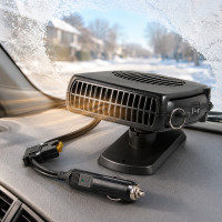Автомобільний обігрівач-вентилятор Car Fan 703 від прикурювача 12 В для обдування скла та салону