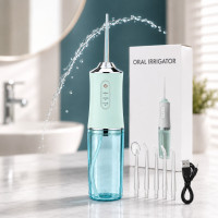 Портативний іригатор IRRIGATOR для зубів і ясен, 3 режими, резервуар 220 мл, USB-заряджання
