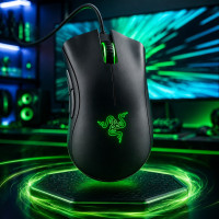 Провідна ігрова миша Razer DeathAdder Essential 6400 DPI з 5 програмованими кнопками, USB